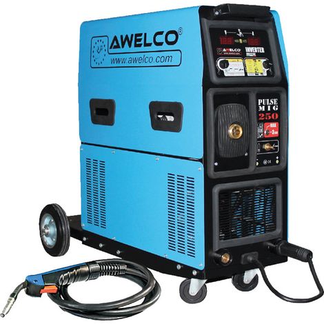 Saldatrice a Multiprocesso TIG MIG MAG MOG e MMA Inverter Awelco Pulsemig 250