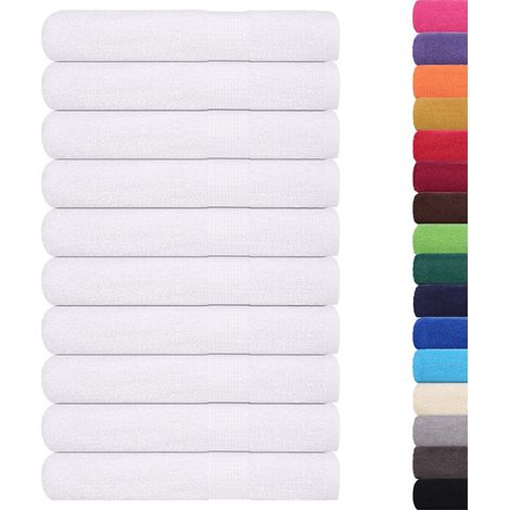 Serviettes FROGN 10 pcs blanc 100x200 cm 360 g/m² (1/5)