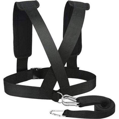 Harnais de traction pour entraînement - - Bandoulière rembourrée réglable - Longueur de la bande 158 cm (1/5)