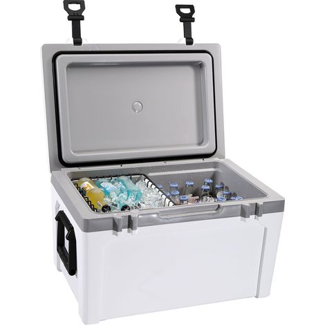 Glacière portable isolée Mophorn de 52 litres, glacière robuste pouvant contenir 50 canettes pour le camping, la plage, le pique-nique, les voyages, conserve la glace pendant 6 jours
