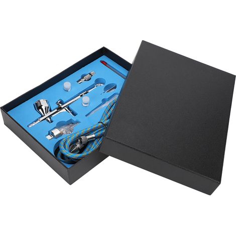 Kit aérographe miniature avec compresseur d'air, pistolet à peinture pour gâteaux et loisirs créatifs, 180K (1/5)