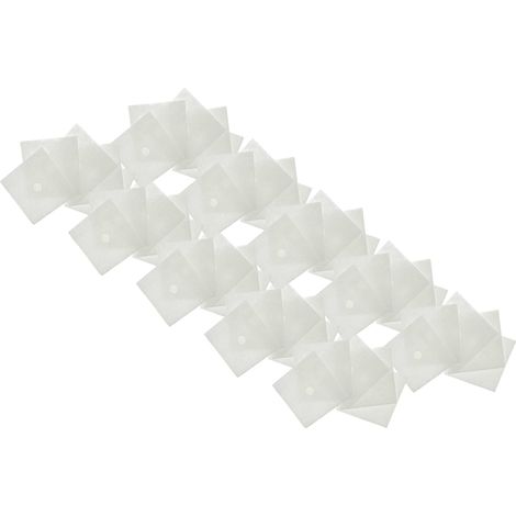 vhbw Air Filter Set compatible with Maico ER-APB60, ER-APB60 H, ER-APB100 H, ER-APB100 VZ Ventilation Devices - G2 50-Part Kit White