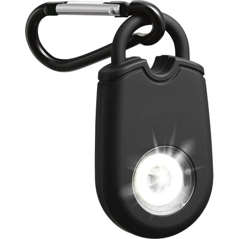 Alarme Personnelle FISHTEC Porte Clé Sirène 120dB Lampe LED 90 Lumens Protection Sécurité Nuit (1/5)