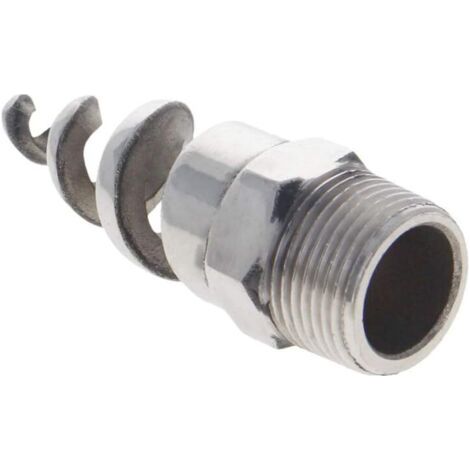 1/2BSPT Lot de 2 buses pulvérisation en acier inoxydable 316 avec filetage mâle et cône spirale Finition polie - 2Pcs 3/4BSPT (1/5)