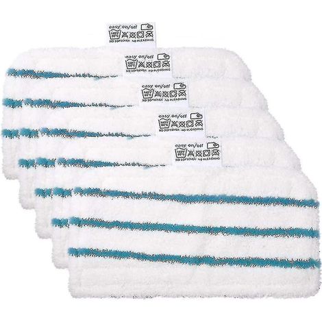 lingettes en microfibre lavables pour balais vapeur Black & Decker (1/4)
