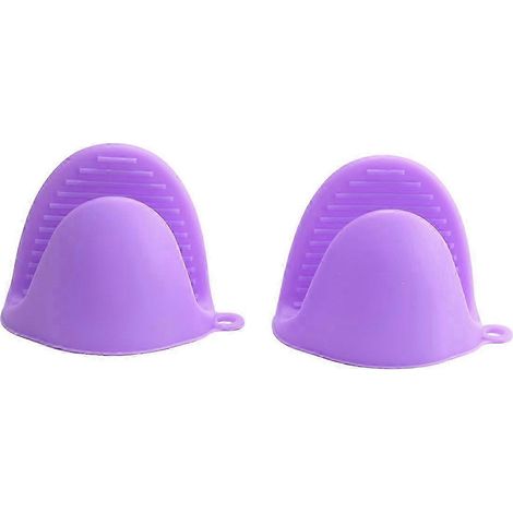 Hitzebeständige Silikon-Ofenhandschuhe, 2er-Set – Schutzhandschuhe gegen Verbrühungen beim Kochen, Backen und Hantieren mit Töpfen und Pfannen (1/5)