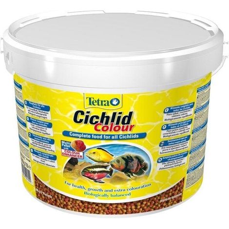 Tetra Cichlid Colour Granuli Rossi per Pesci Ciclidi