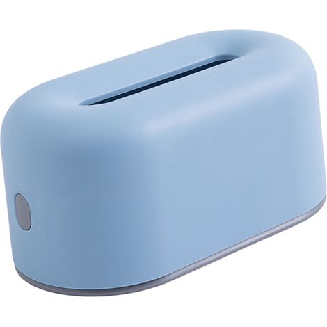 Boîte à mouchoirs en plastique Nordic Ins, distributeur simple, étui de rangement pour la maison, la chambre, la table basse ou un restaurant, bleu ciel
