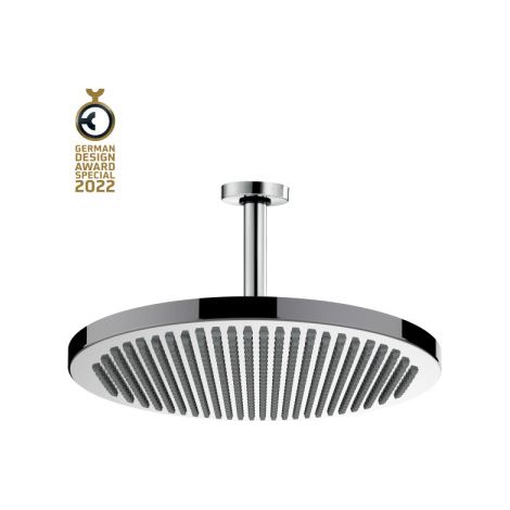 Ensemble pomme de tête douche 280mm bras vertical chromé Apice - Bossini H31430D030