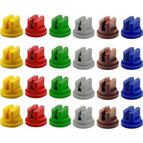 BUNTHAUS Csparkv – Lot de 24 buses de pulvérisation 110 degrés – Polymère résistant à l'usure – Pulvérisation fine – Compatible avec pulvérisateurs (1/5)