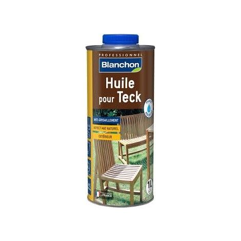 [4151516-blanchon] Huile pour Teck Blanchon bidon de 1L aspect mat