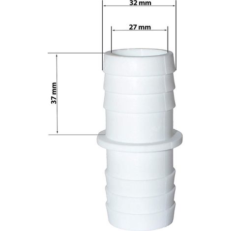 Schlauchverbinder,2x Schlauchkupplung,Schlauchkupplung 32 mm auf 32 mm,passend für Intex/Bestway Poolschlauchkupplung,Poolschlauch 32 mm (1/4)