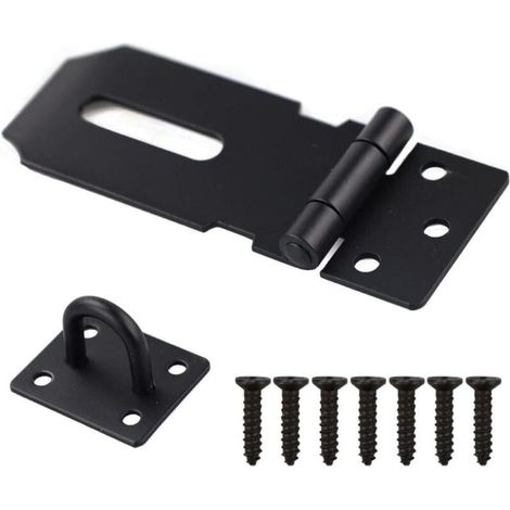 1 PCS Cadenas de porte en acier inoxydable de 7,6 cm - Loquet de sécurité robuste pour porte, fenêtre, armoire, cage