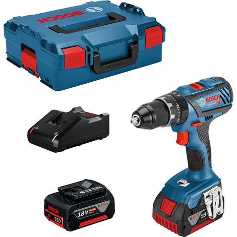 Perceuse visseuse sans-fil BOSCH PROFESSIONAL GSB 18V-28 2 batteries 4,0Ah, chargeur GAL 18V40, coffret L-Case (1/5)