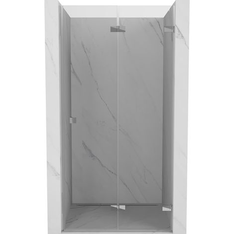 Mexen Lunar-F puertas plegables de ducha derecha 95 cm, transparente, cromo - 836-095-000-01-00-P (1/5)