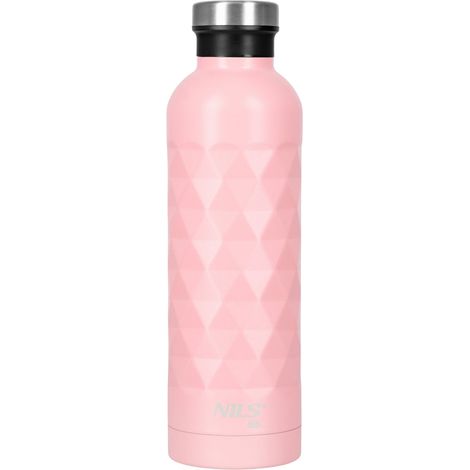 Botella de agua turística, 750 ml, color rosa (1/5)