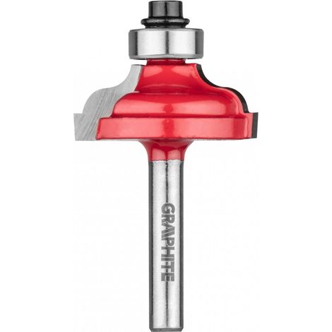 Fresa sagomatrice con cuscinetto, arrotondamento, HM, 32 x 12,9 mm, gambo da 6 mm (1/2)