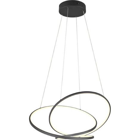 Lampe suspendue Vide Darvin noir - 75cm - 349119132 (1/3)
