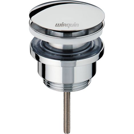 Wirquin Bonde Lavabo universelle laiton Quick-Clac chromé (1/4)