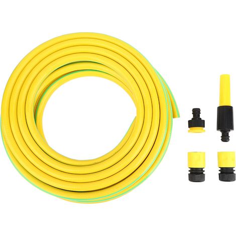 Tuyau D'Arrosage En PVC - 20 M - Pour Jardin Pelouse Paysage Lavage De Voiture - 1 Pièce (1/5)
