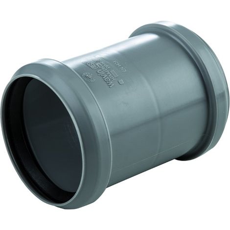 MANICOTTO DOPPIO BICCHIERE AD INNESTO CON BATTUTA IN PP E GUARNIZIONE SERIE ED TECH ø160 WAVIN ITALIA S.P.A. (1/2)