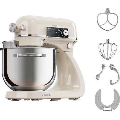 Dreame BioKnead. Tipo: Sbattitore con base, Colore del prodotto: Bianco, Crema, Funzioni mixer: Impasto, Miscelatura, Montatura. Materiale della scocca: Metallo, Materiale ciotola: Metal... - BIOKNEAD (1/5)