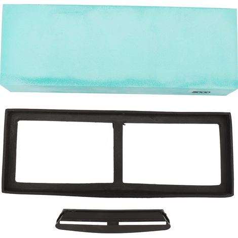 Pierre à aiguiser les couteaux, oxyde d'aluminium, micro-poudre, pierre à aiguiser avec base antidérapante pour le meulage, le polissage, l'aplatissement, grains 3000 (1/5)