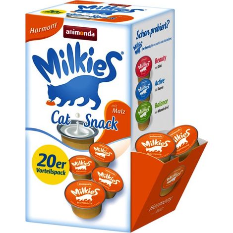 Animonda Milkies Harmony - 20 sachets de friandises lactées pour chats adultes