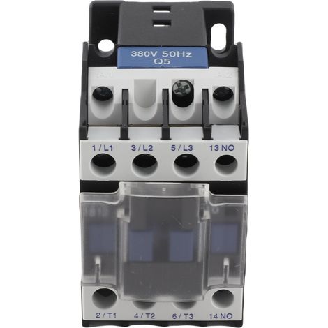 Contacteur CA, boîtier ABS ignifugé, contacts argentés épais, contacteur de moteur électrique 690 V 32 A (1/5)