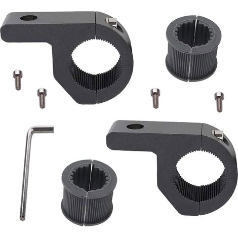2 Pièces Support de Montage,Tube de Barre Fixation 19-32mm,Support de Montage de Lumière Travail,Convient aux clôtures à taureaux, aux véhicules tout-terrain, aux voitures et aux motos (1/5)