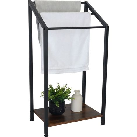 Porte-serviettes avec étagère – 3 barres, autoportant-Online Store (1/5)