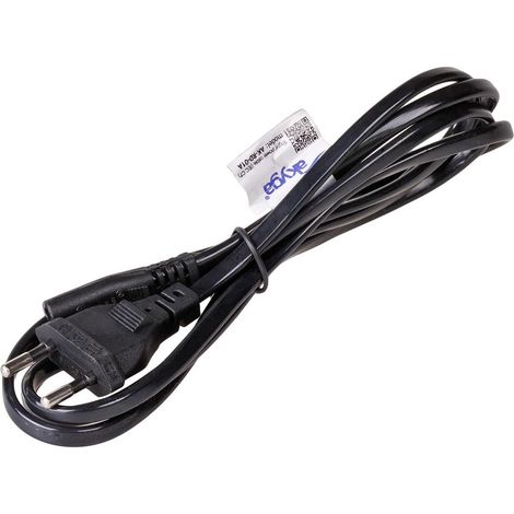 Cavo di alimentazione per notebook Akyga AK-RD-01A, connettore IEC C7 a 2 pin, lunghezza 1,5 m, spina europea. (1/2)
