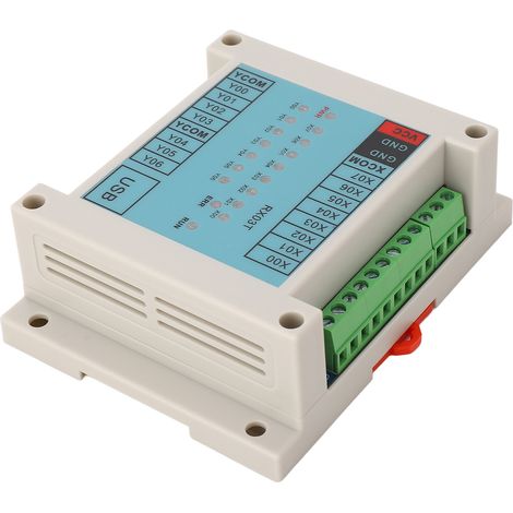 GARRYFIZH Contrôleur Logique Programmable (PLC) Industriel - Contrôle Séquentiel avec Relais Temps - 12V‑24V
