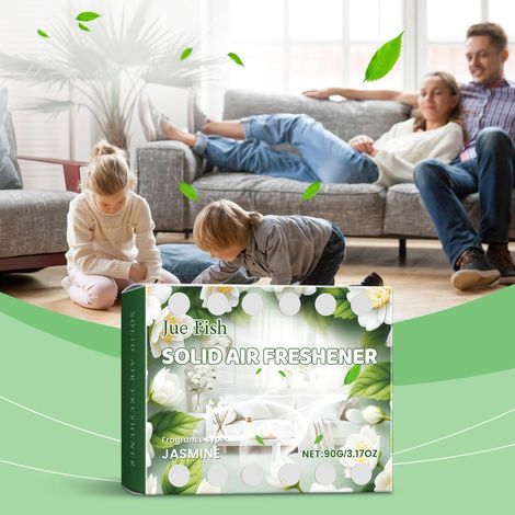 Jasmin-Lufterfrischer, erfrischt die Luft, langanhaltender Duft, geeignet für Auto, Wohnung und Innenräume – 90 g -- DE (1/5)
