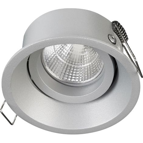 Empotrable techo tilt LEDA Adjustable Round GX5.3 50W Gris (1/5)