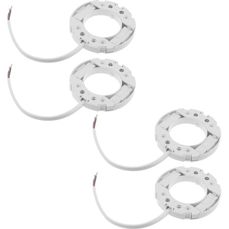 Lot de 4 douilles GX53 de rechange pour lampe GX53 - Accessoires pour étagère, escalier, armoire, fenêtre (1/5)