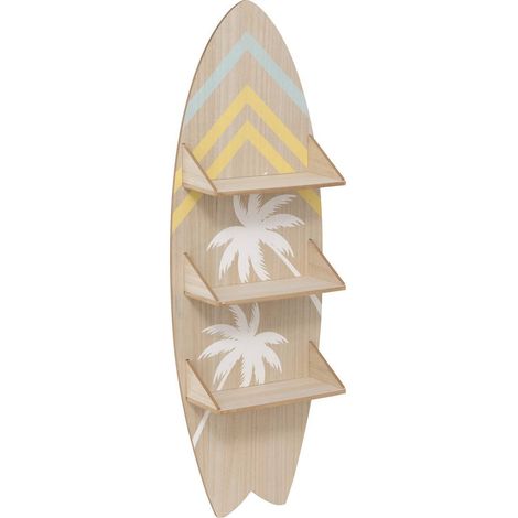 Mensola a muro per tavole da surf australie 112x37cm beige - Atmosphera créateur d'intérieur