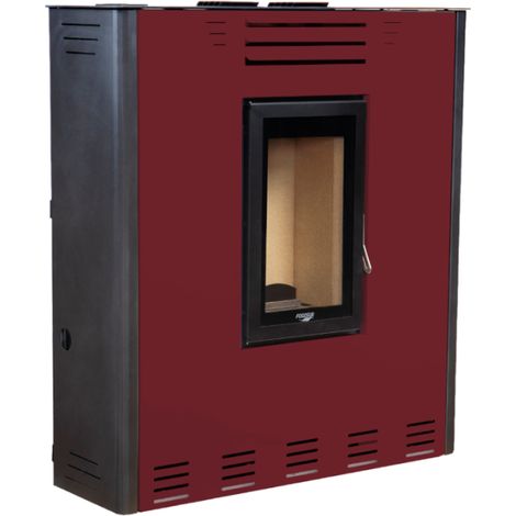 MF - Estufa de Pellets Modelo PASILLO LR de 11,8 kW con WiFi para Calentar hasta 290 m³ - Burdeos