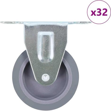 vidaXL Ruedas fijas 32 unidades 75 mm (1/5)