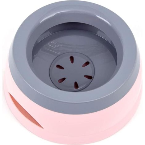 Schwimmender, auslaufsicherer und erstickungssicherer Futternapf für Hunde, Katzen und Welpen (Rosa) (1/5)