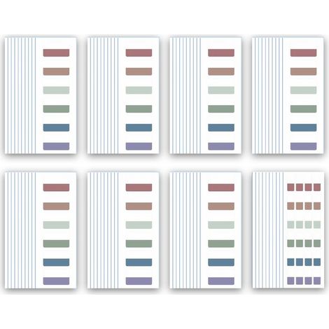 Onglets Adhésifs Indexables - Étiquettes Répositionnables Pour Documents - Marqueurs De Pages Colorés - Lot De 660 Pièces