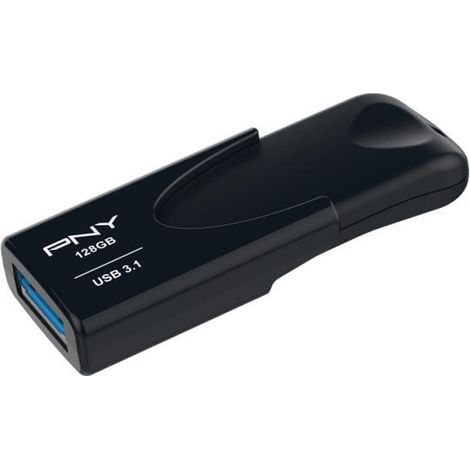 PNY Attache 4 unidad flash USB 128 GB USB tipo A 3.2 Gen 1 (3.1 Gen 1) Negro