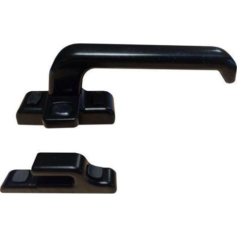 Cierre Ventana Pres Aluminio Negro 6801 Dcha