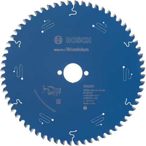 Lame de scie circulaire Bosch Expert pour aluminium 230 x 30 x 2,8 mm 64 (1/5)