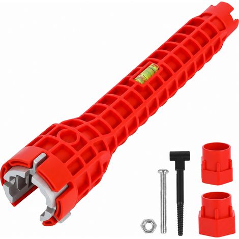 Clé d'évier multifonction 8 en 1 pour robinet et plomberie sanitaire 26 cm 8 26 280 g – Livraison gratuite