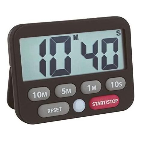 TFA Dostmann 38.2038.01 Timer digitale magnetico nero