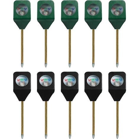 10 Stück Mini-Tragbares Hygrometer-Tester Bodenfeuchtigkeitsmessgerät-- (1/5)
