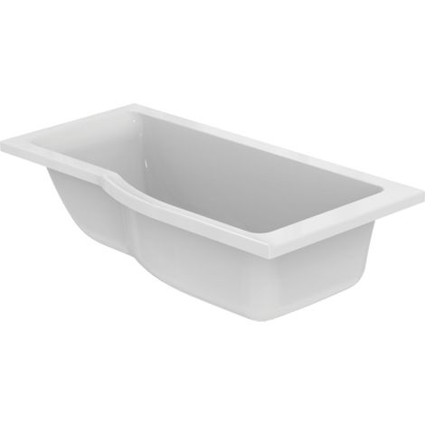 Ideal Standard bañera para baño ducha 150x80 asimétrica Connect Air derecha blanco