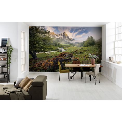 Komar Morning Walk 368 x 254 cm, Papier peint panoramique 8-133, photomurale sur intissé (1/2)