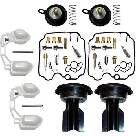 Convient pour Yamaha XTZ750 Super Tenere 89-97 XTZ 750 3LD Kit de réparation de carburateur pour moto Système d'alimentation, membrane du piston du flotteur () (1/2)